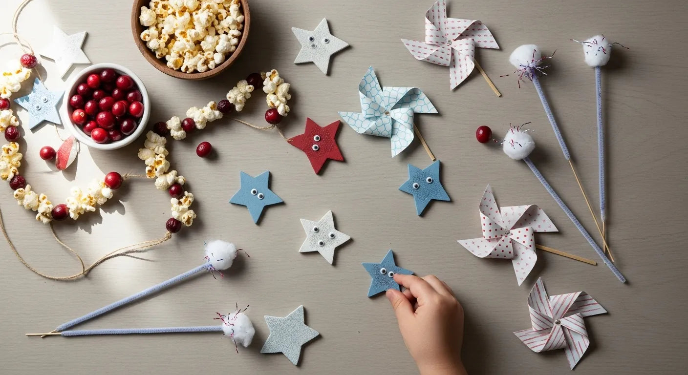 Sparking Joy: Simple 4th of July Crafts for Kids | I'm the Chef Too