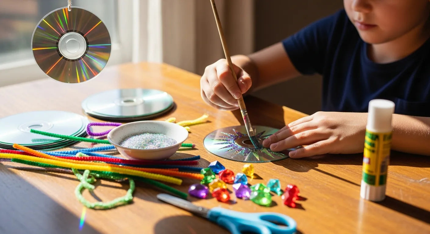 Creative CD Crafts for Kids: Fun Upcycling STEM Projects