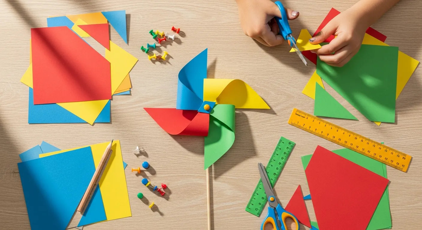 Pinwheel Craft Set How to Make a Pinwheel Craft for Kids: A STEM Guide