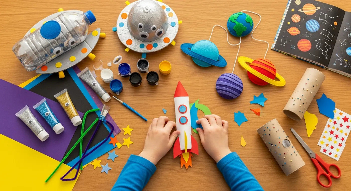 Creative Outer Space Crafts: STEM Galaxy Fun for Kids