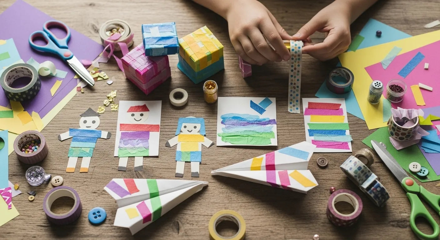 10 Creative Tape Crafts for Kids: Fun DIY Activities
