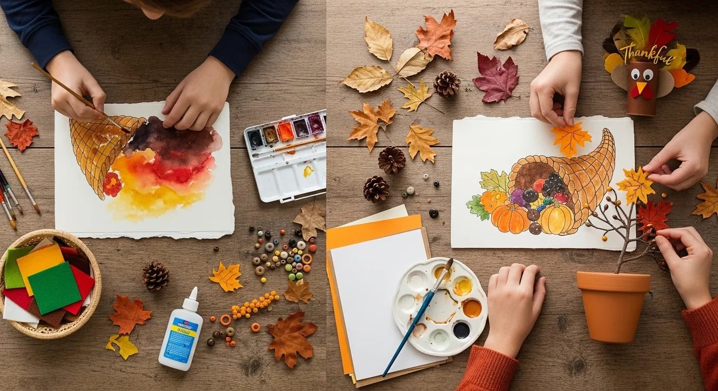 Thanksgiving Craft for Older Kids: Creative Adventures | I'm the Chef Too