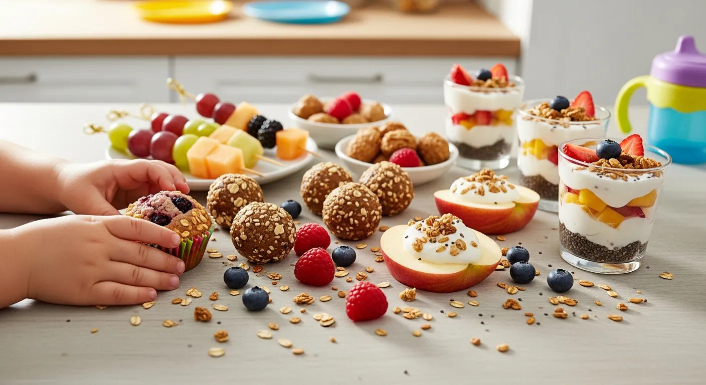 Tiny Hands, Big Flavor: Delicious No Bake Healthy Snacks for Kids | I'm ...