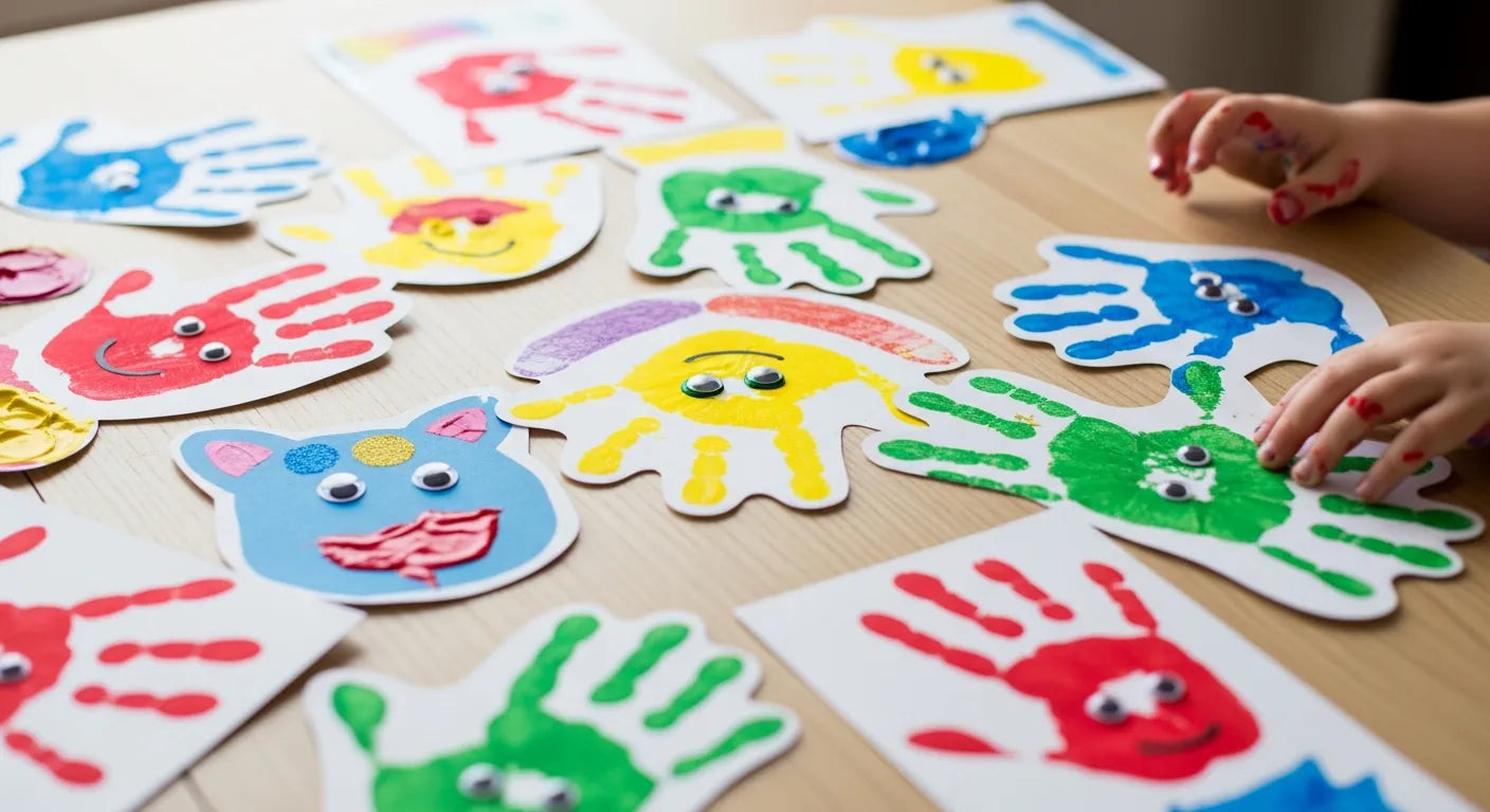 Tiny Hands, Big Memories: Amazing Kids Handprint Crafts | I'm the Chef Too