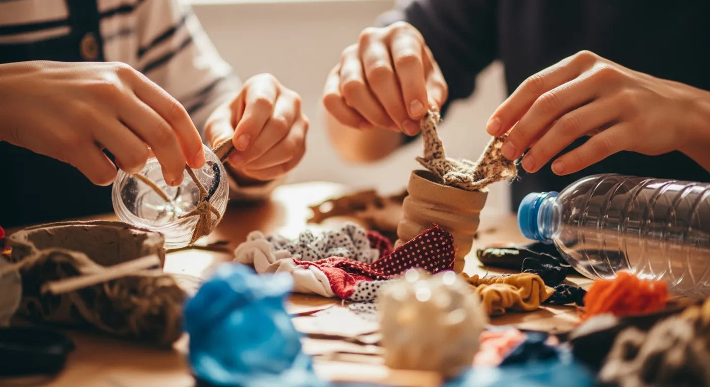 Magic Trash Project Upcycling Projects for Kids: Creative Treasure from Trash | I'm the ...