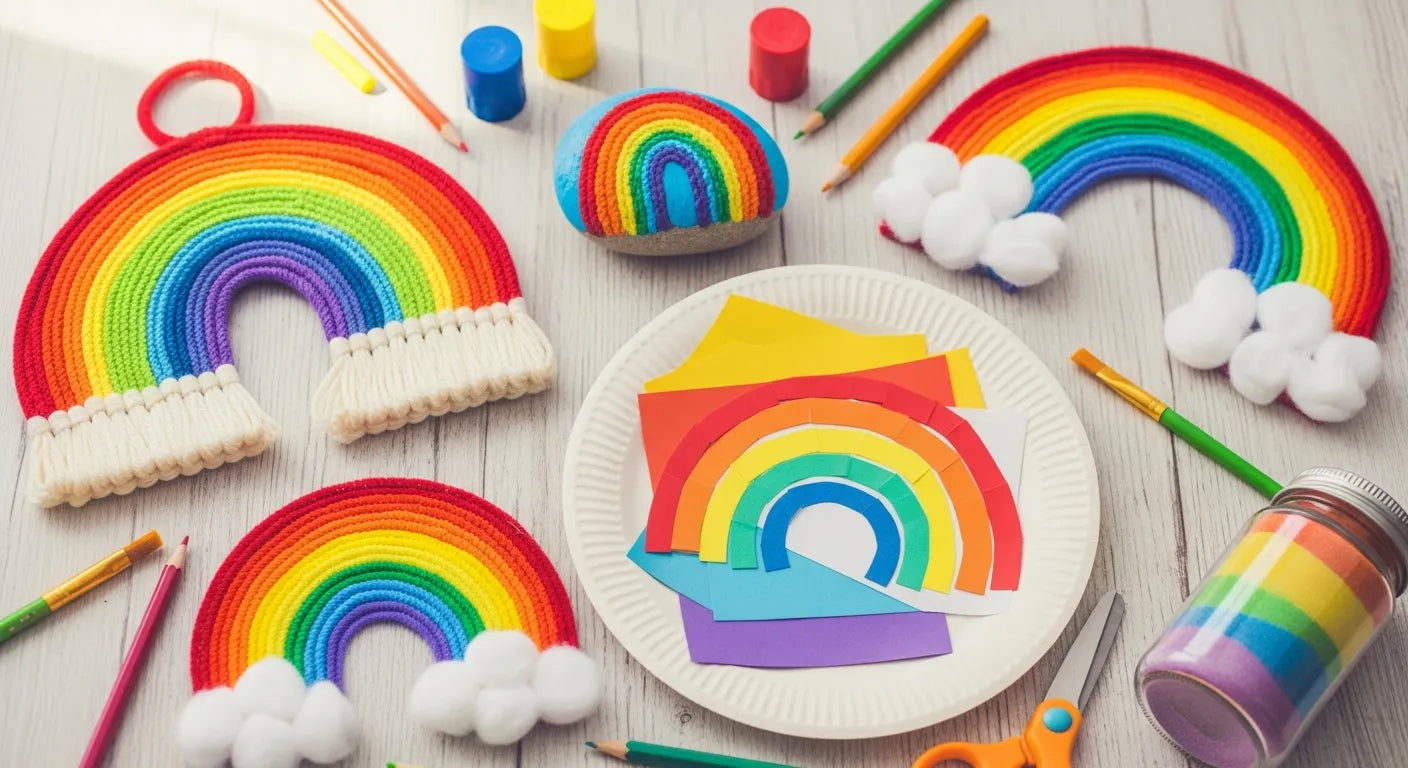 Vibrant Rainbow Crafts for Kids: Unleash Colorful Creativity | I'm the ...