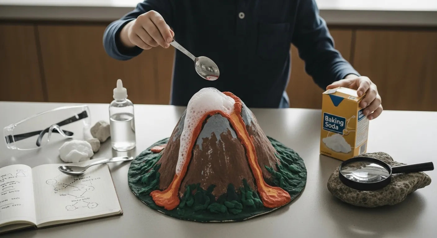 Explosive Volcano Project Volcano STEM Projects: Explosive Learning Fun for Kids | I'm the Chef Too