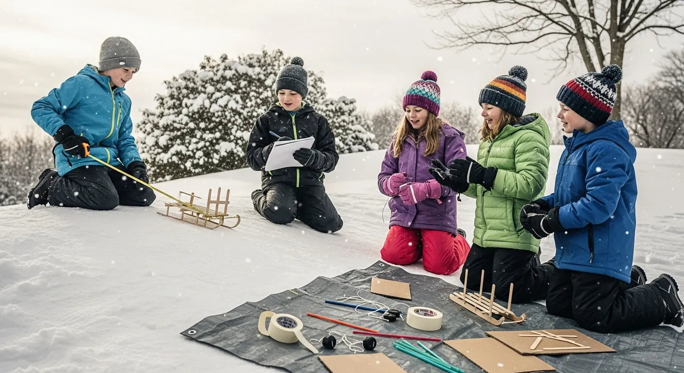 Winter Fun: The Sled STEM Challenge for Kids | I'm the Chef Too