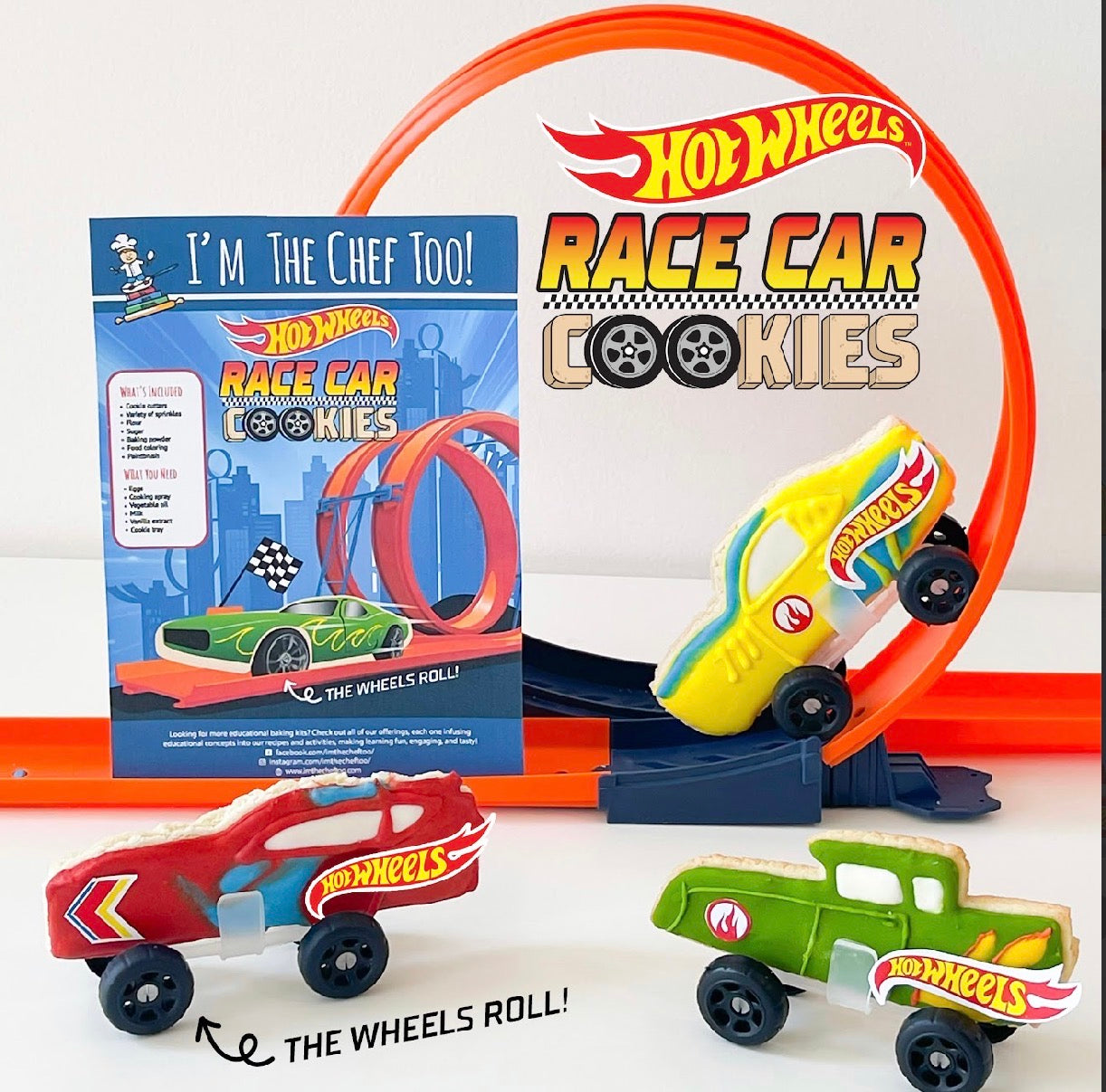 alt for Hot Wheels Racecar Cookies--1