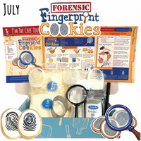 July: Forensic Fingerprint Cookies