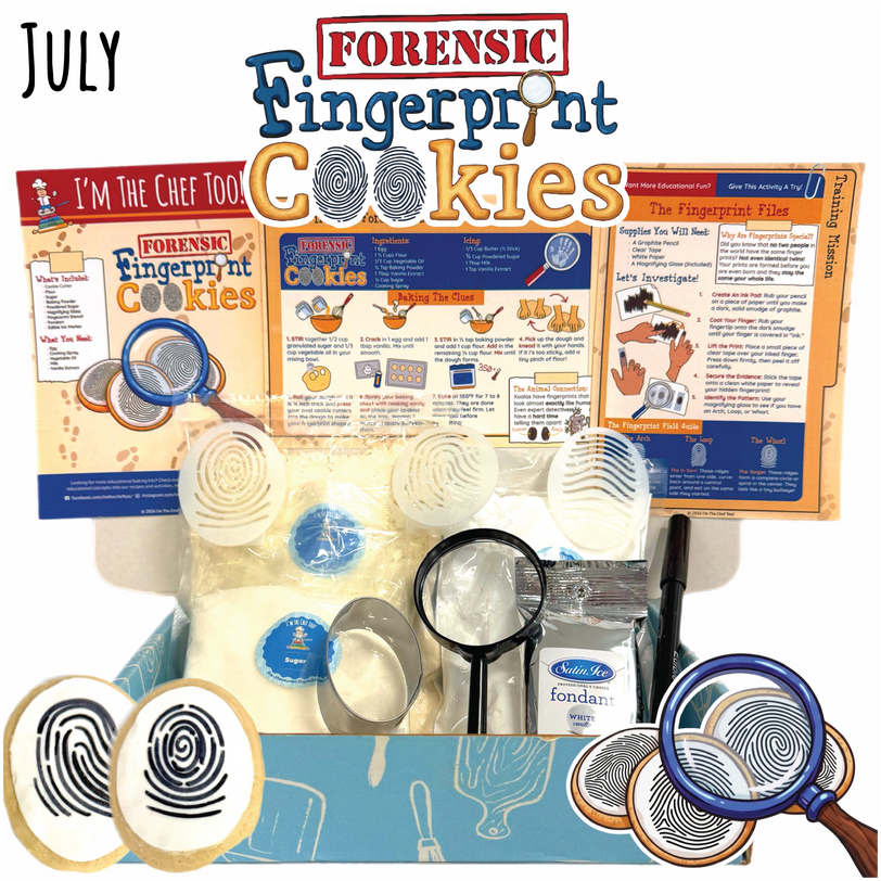 July's kit: Forensic Fingerprint Cookies