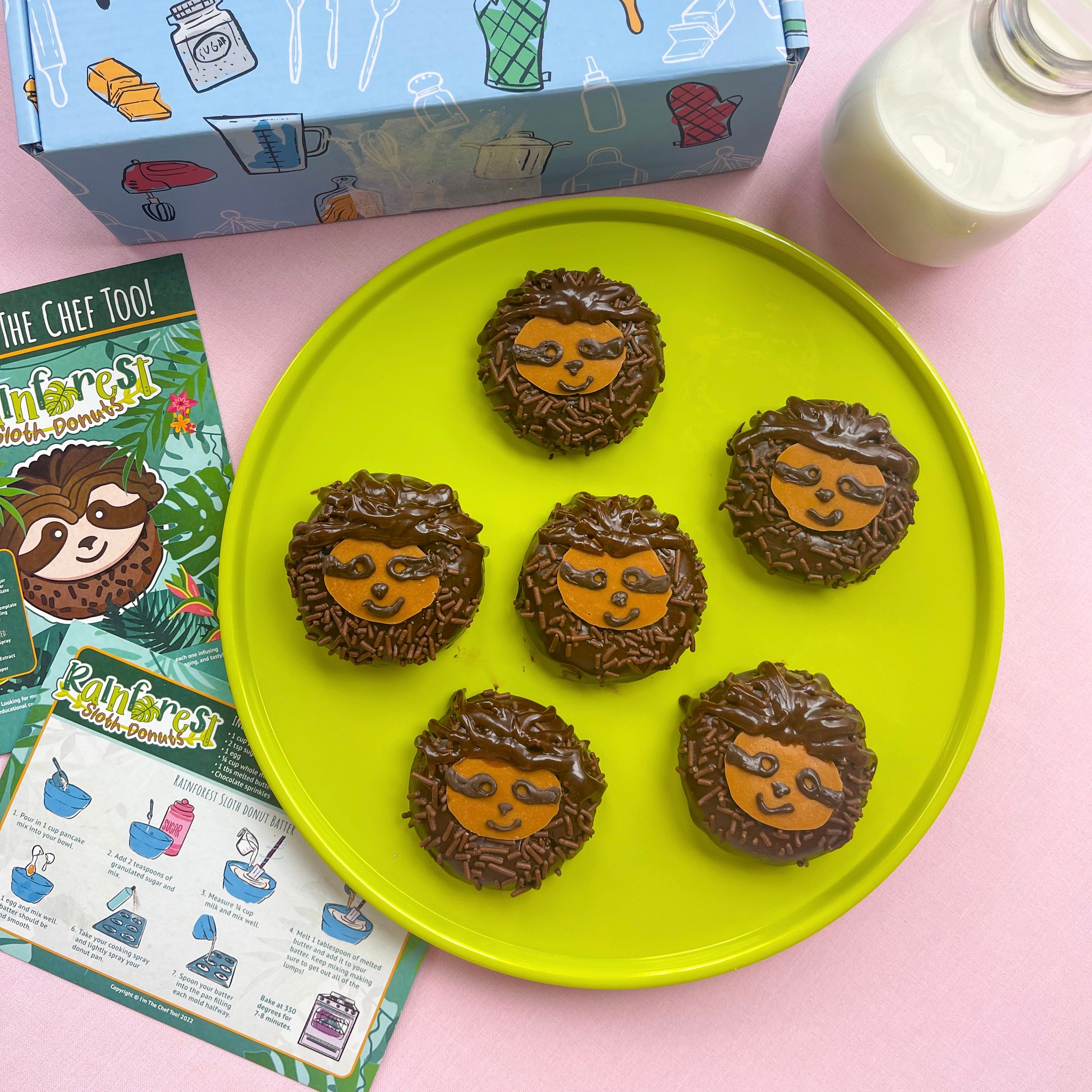 Rainforest Sloth Donuts (Without Food)