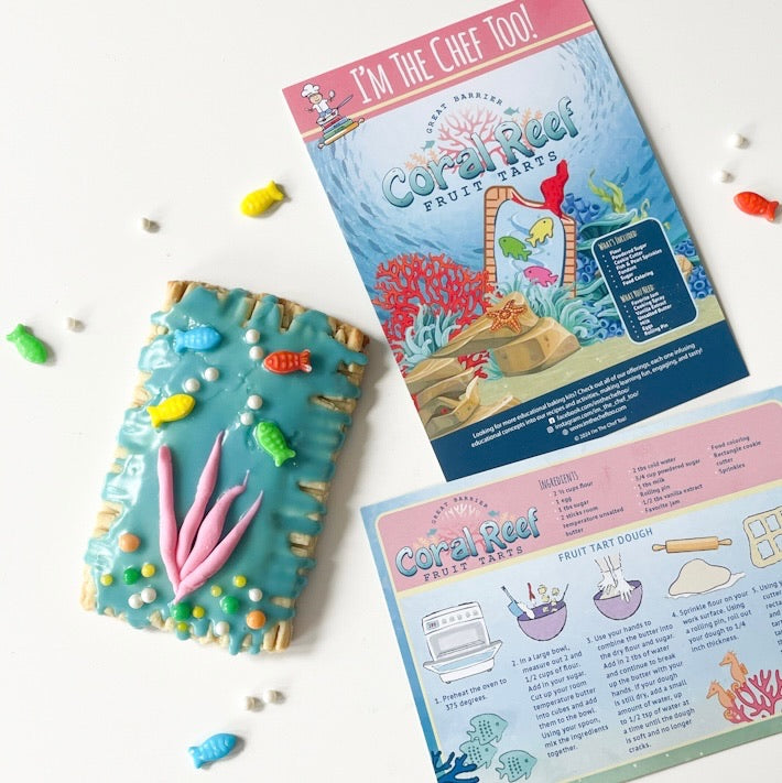 Great Barrier Coral Reef Fruit Tarts (Without Food)