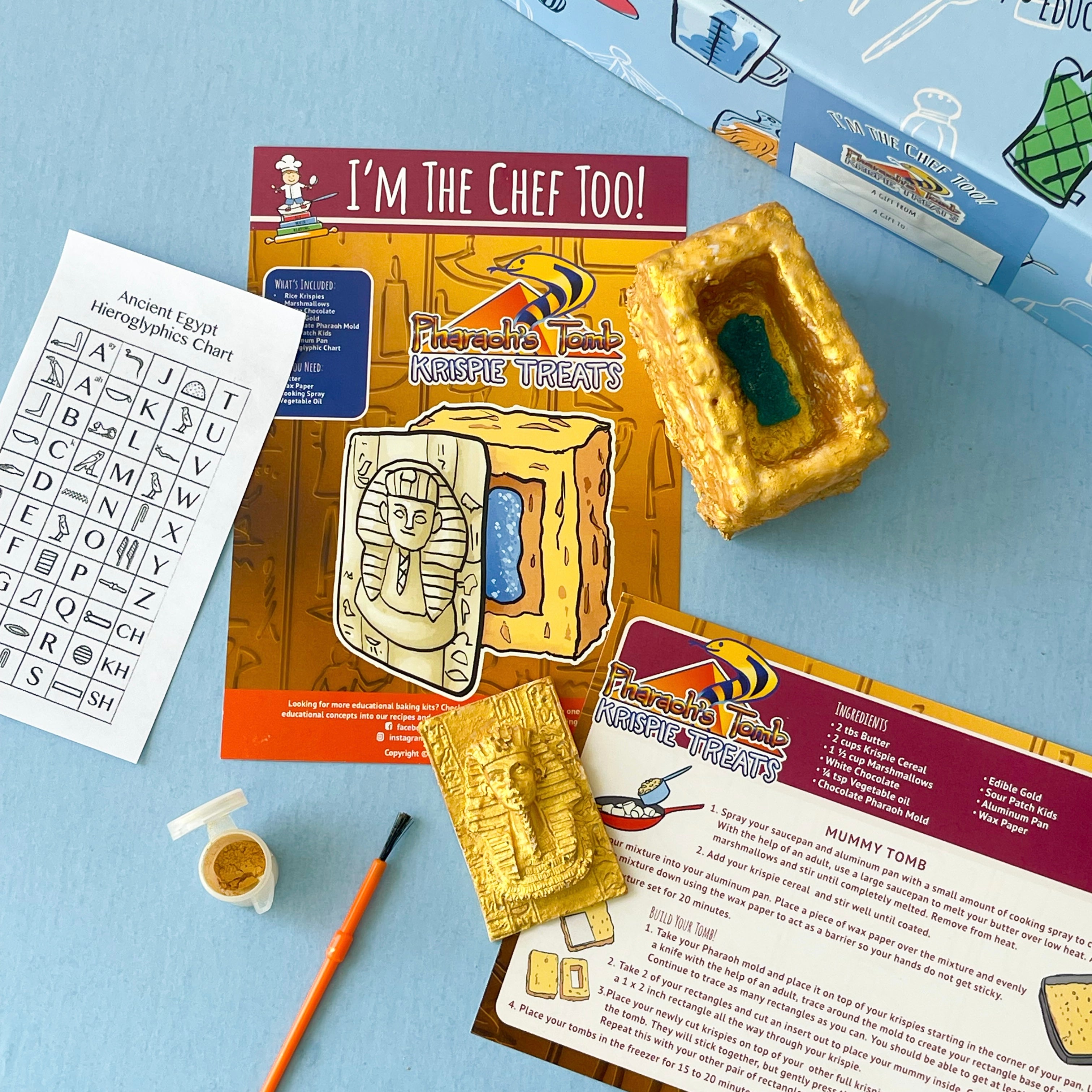 Pharoah's Tomb Rice Krispie Treats