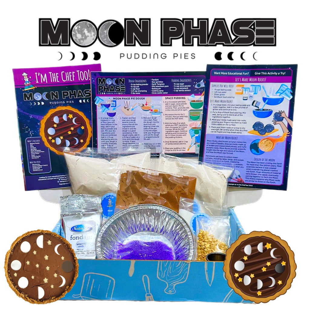 Moon Phase Pudding Pies
