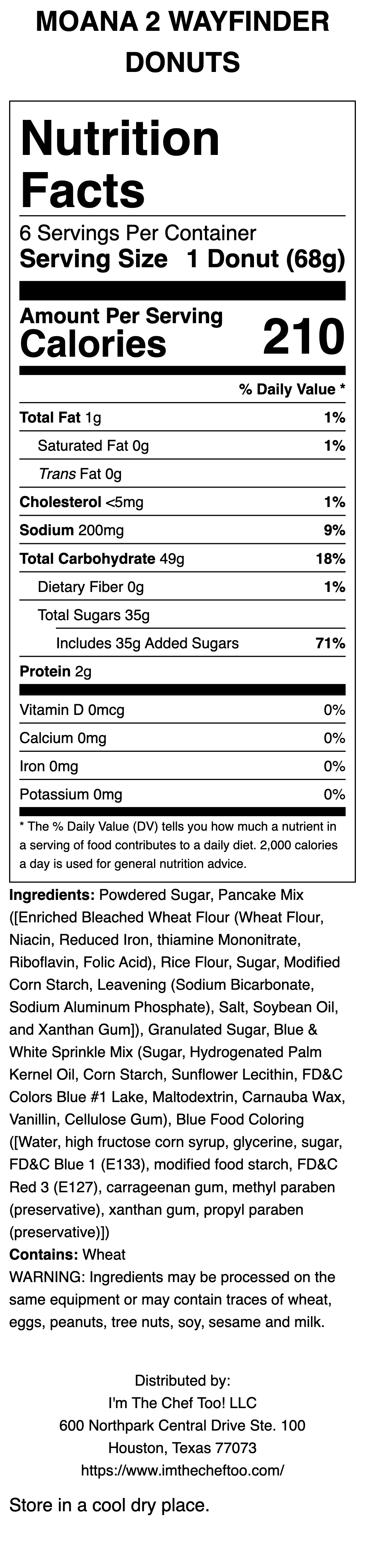 Disney’s Moana 2 Wayfinder Donuts (no food)