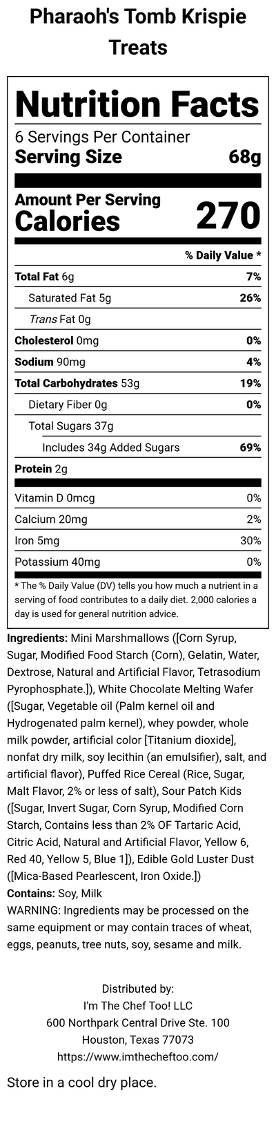 Pharoah's Tomb Rice Krispie Treats-2