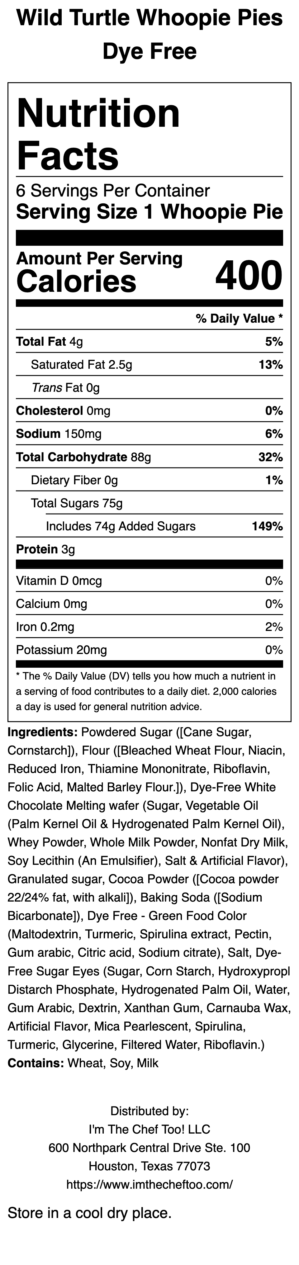 Dye Free Wild Turtle Whoopie Pies