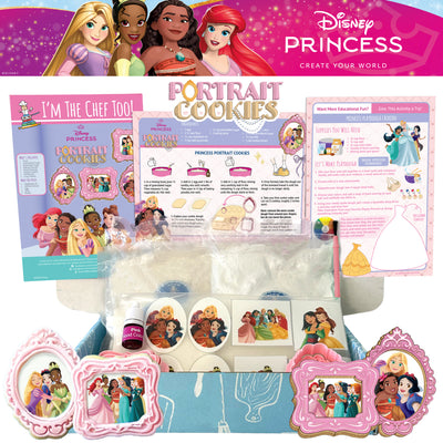 Disney Princess Portrait Cookies-1