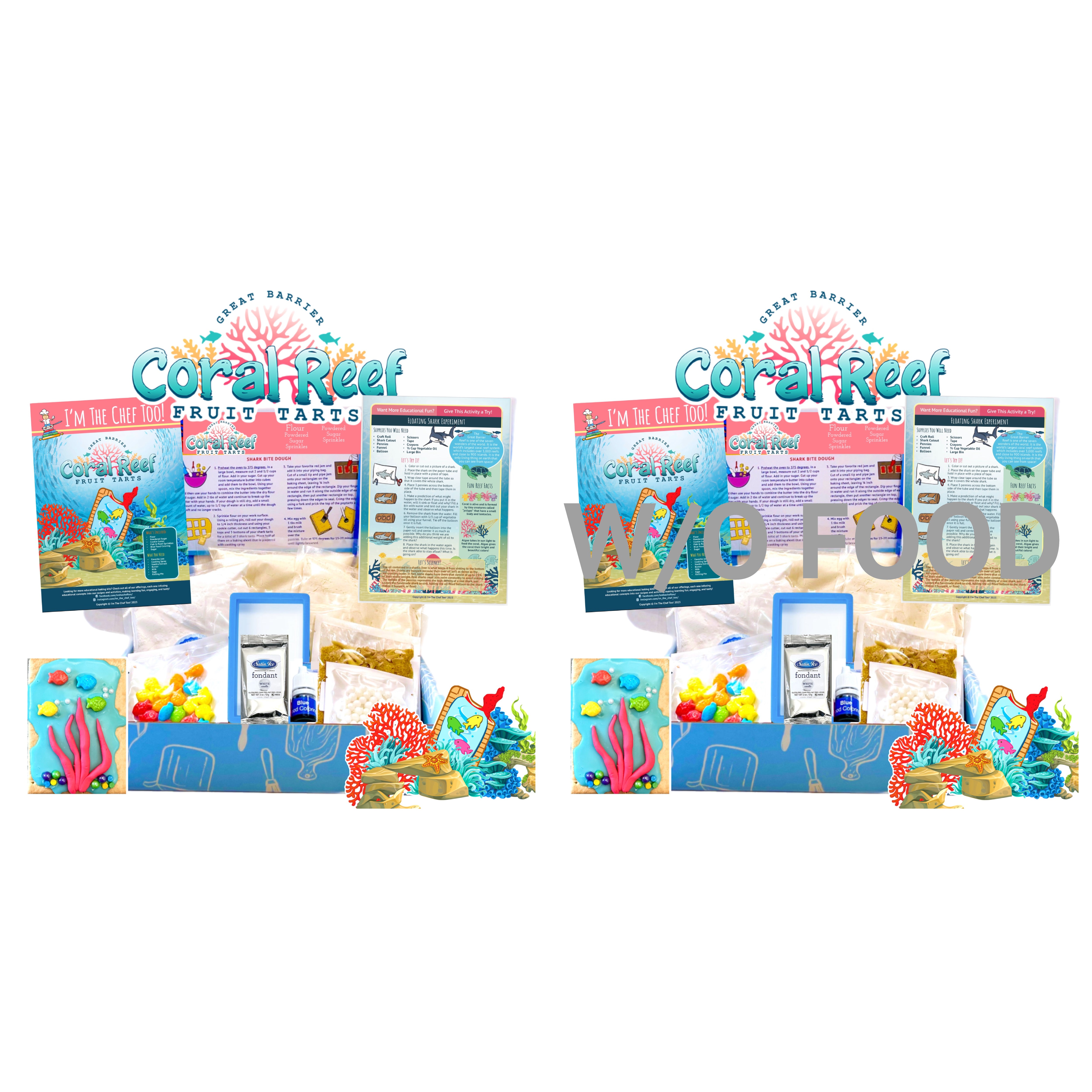 Great Barrier Coral Reef Fruit Tarts