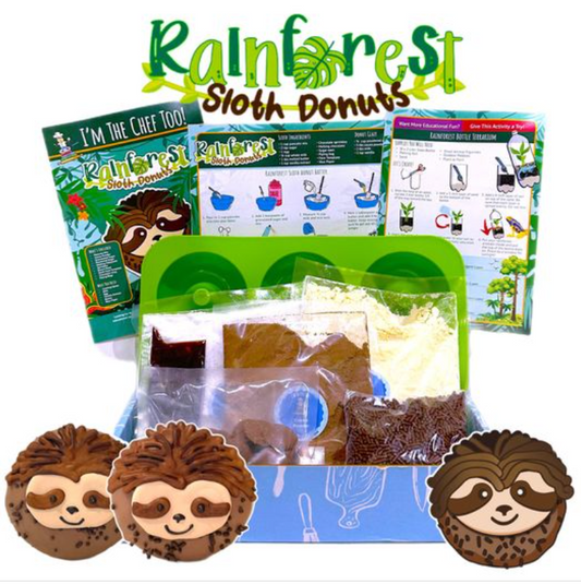 Rainforest Sloth Donuts